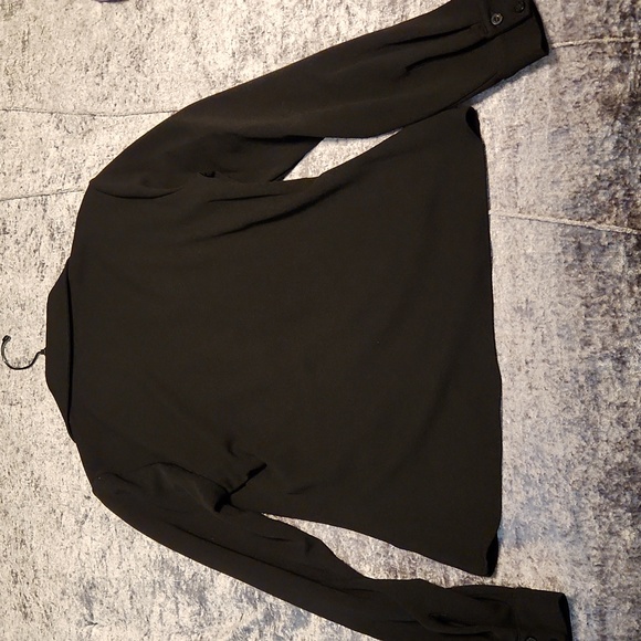 Calvin Klein women's size S long sleeve collared suits top - Picture 3 of 7